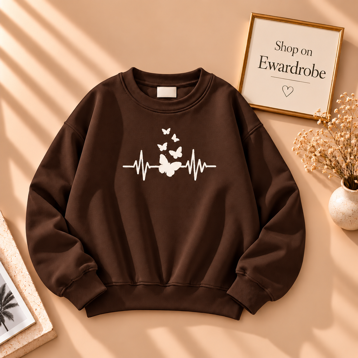 Butterfly Heart Beat Sweatshirt
