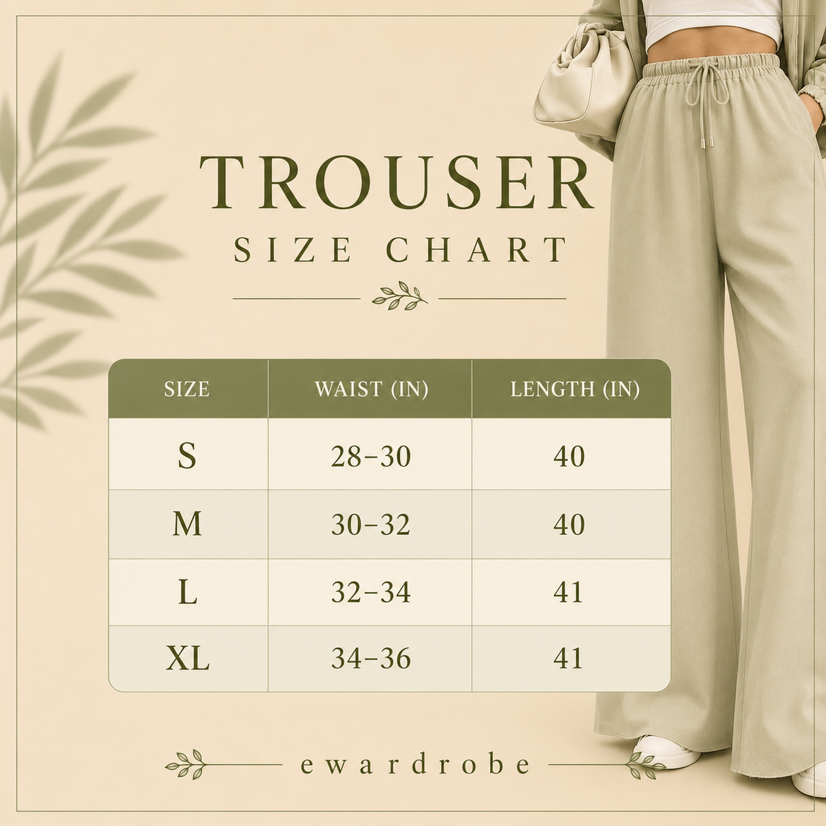 Basic Navy Blue Trouser