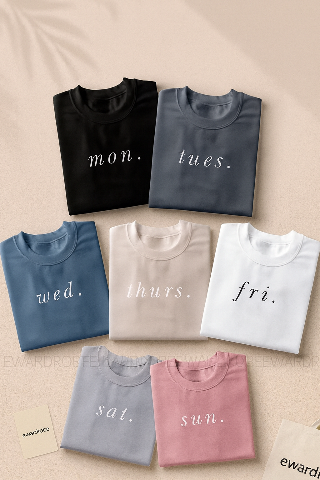 WEEK DAYS PACK OF 7 TSHIRTS