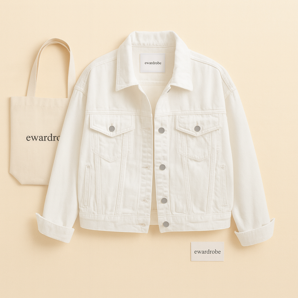 WHITE DENIM JACKET