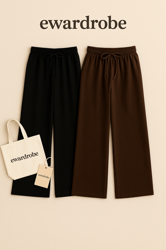 PACK OF 2 FLAPPER BROWN AND BLACK