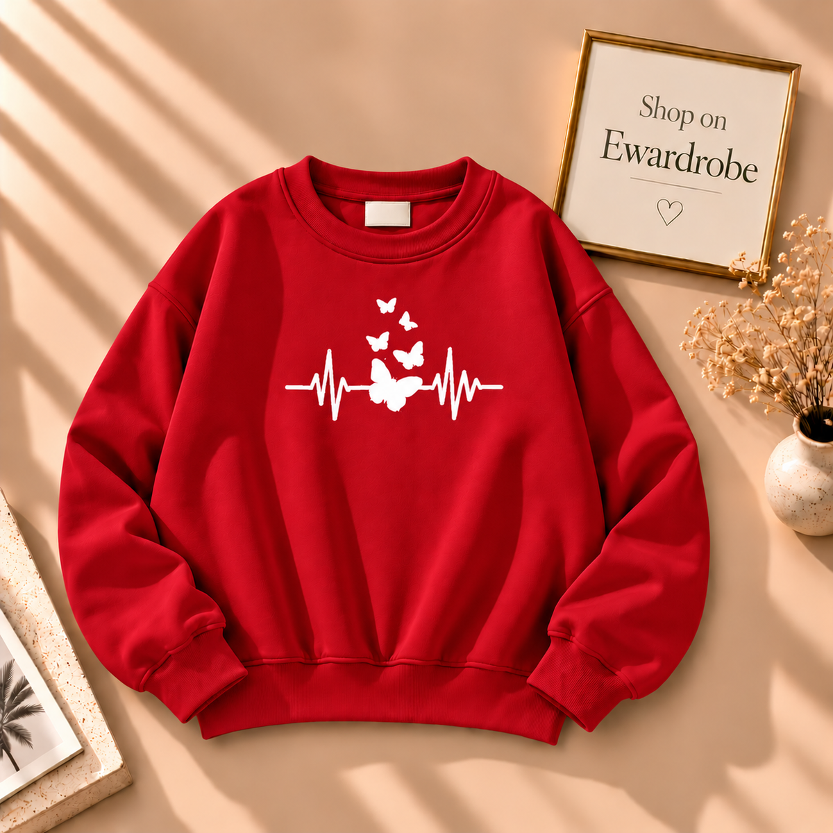 Butterfly Heart Beat Sweatshirt
