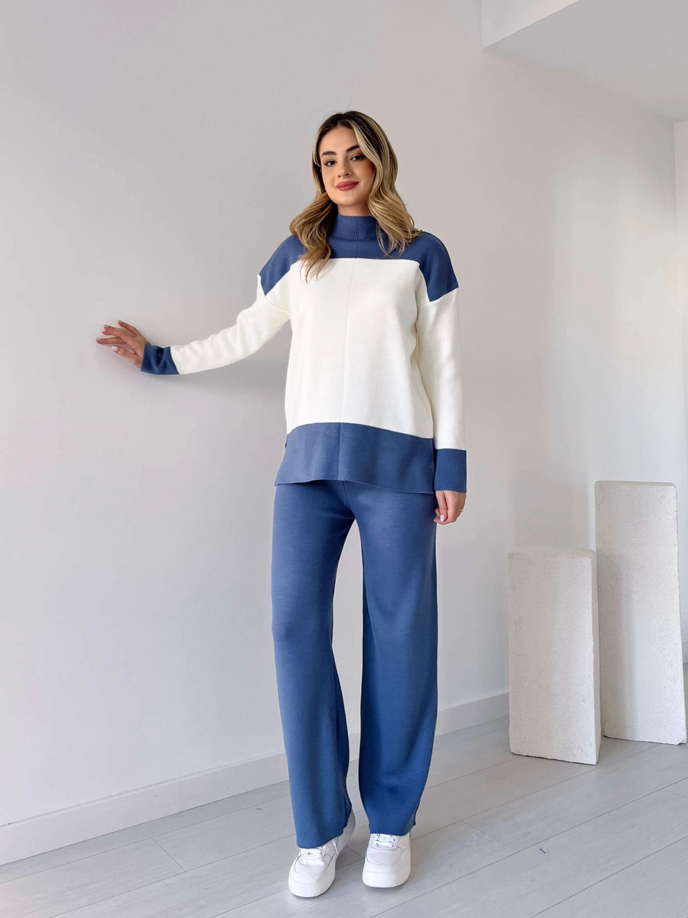 Knitted Panel Top Set