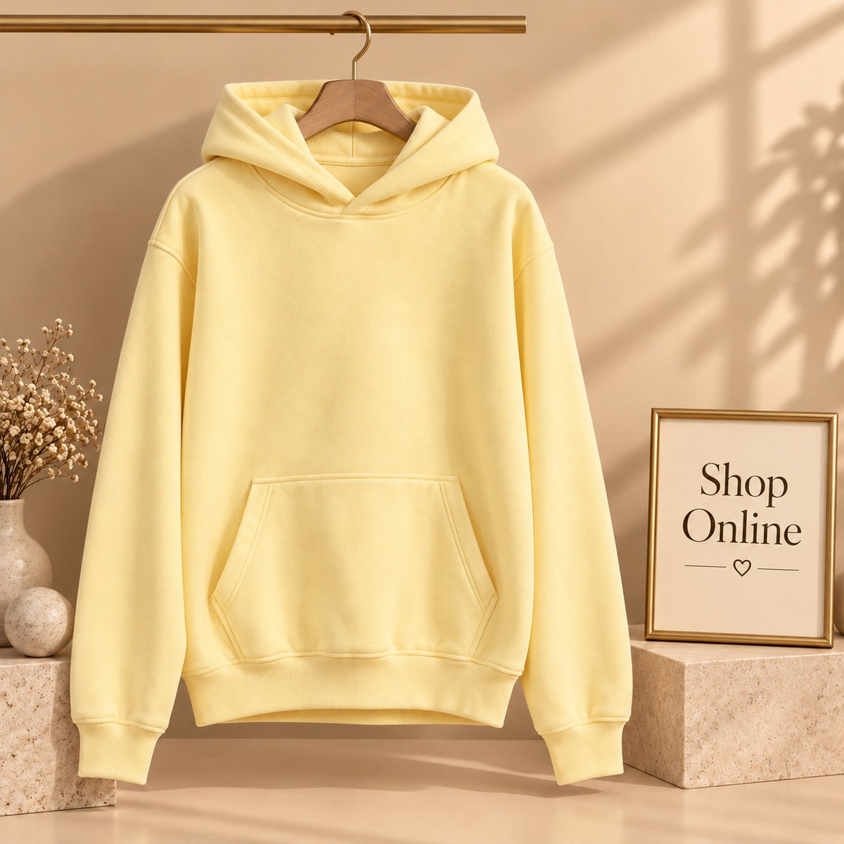 Basic Lime Yellow Hoodie