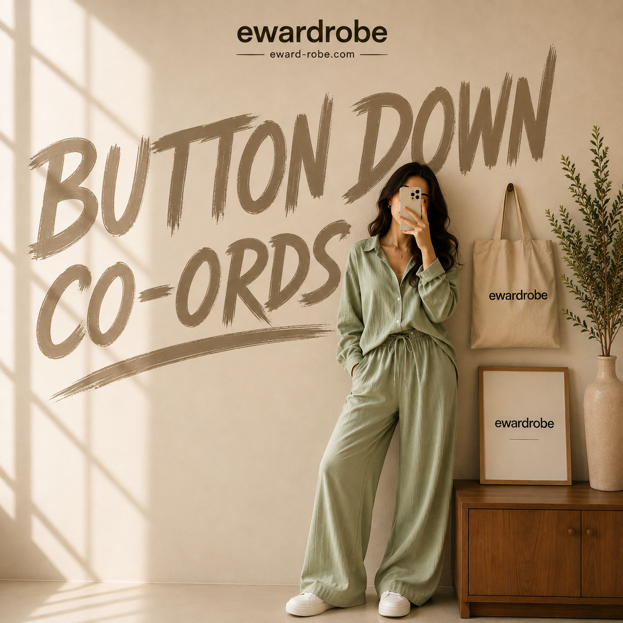 BUTTON DOWN CO ORDS