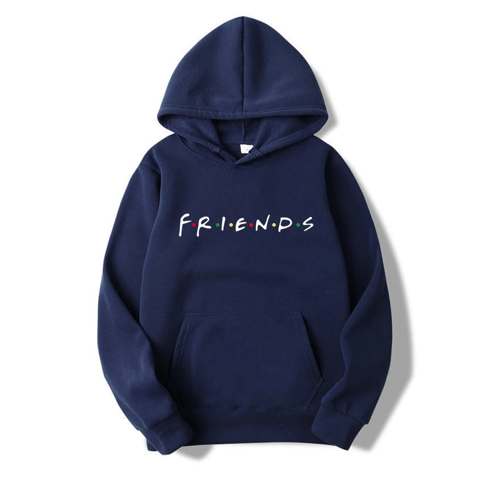 NAVY BLUE HOODIE FRIENDS