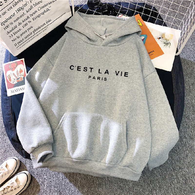 GREY CEST LAVIE HOODIE