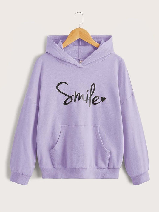 SMILE LILAC HOODIE