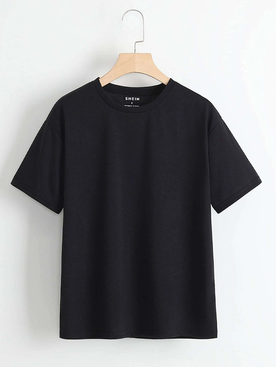 PLAIN BLACK TSHIRT
