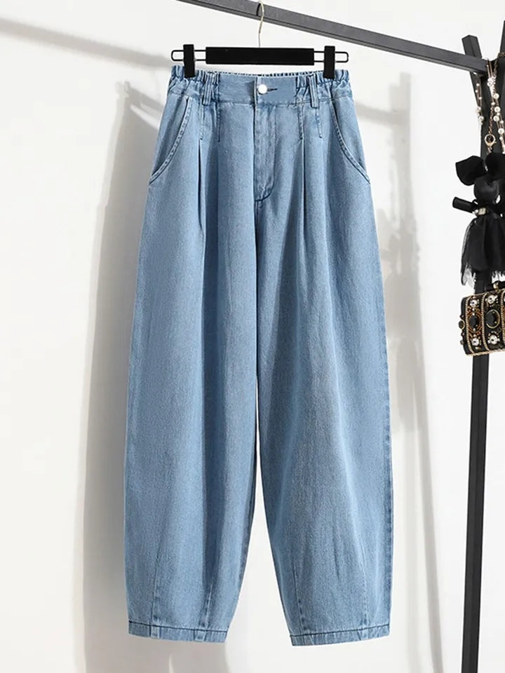 SKY BLUE MOM JEANS