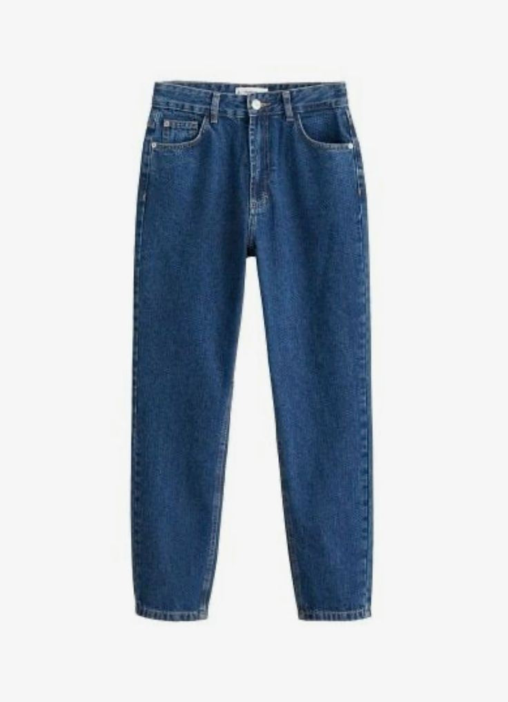 MID BLUE MOM JEANS