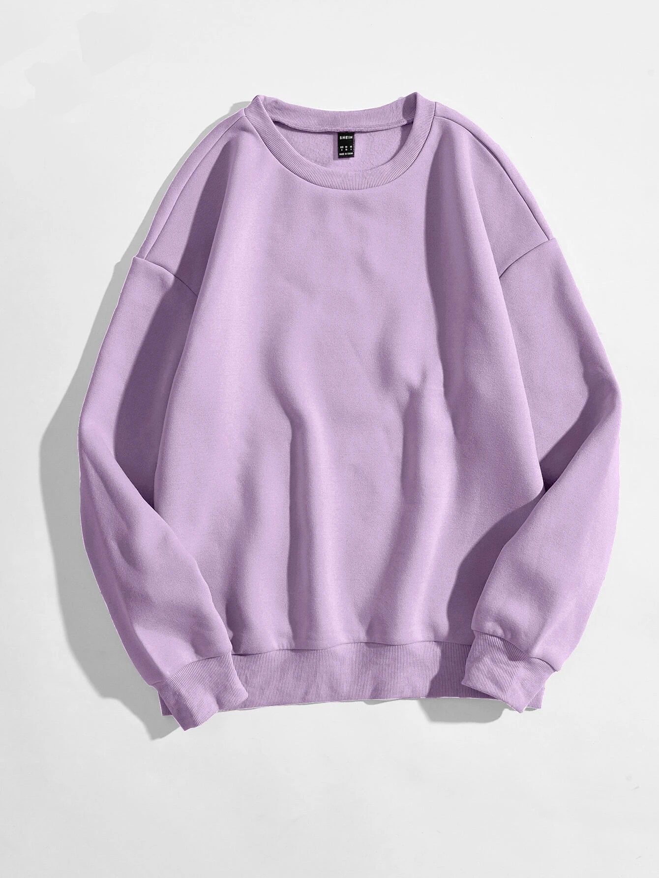 PLAIN LILAC SWEATSHIRT