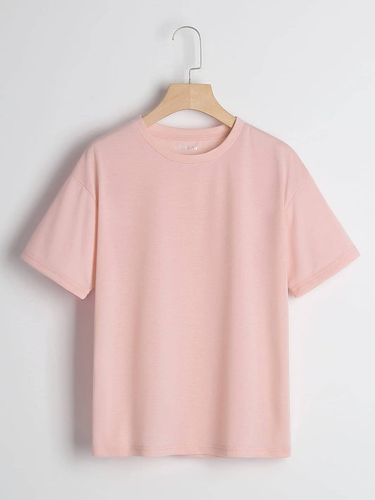 PLAIN BABY PINK TSHIRT