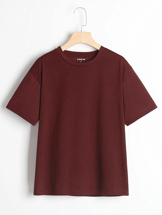 PLAIN MAROON TSHIRT