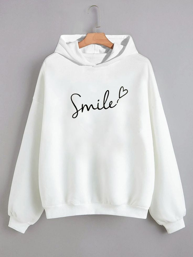 WHITE SMILE HOODIE