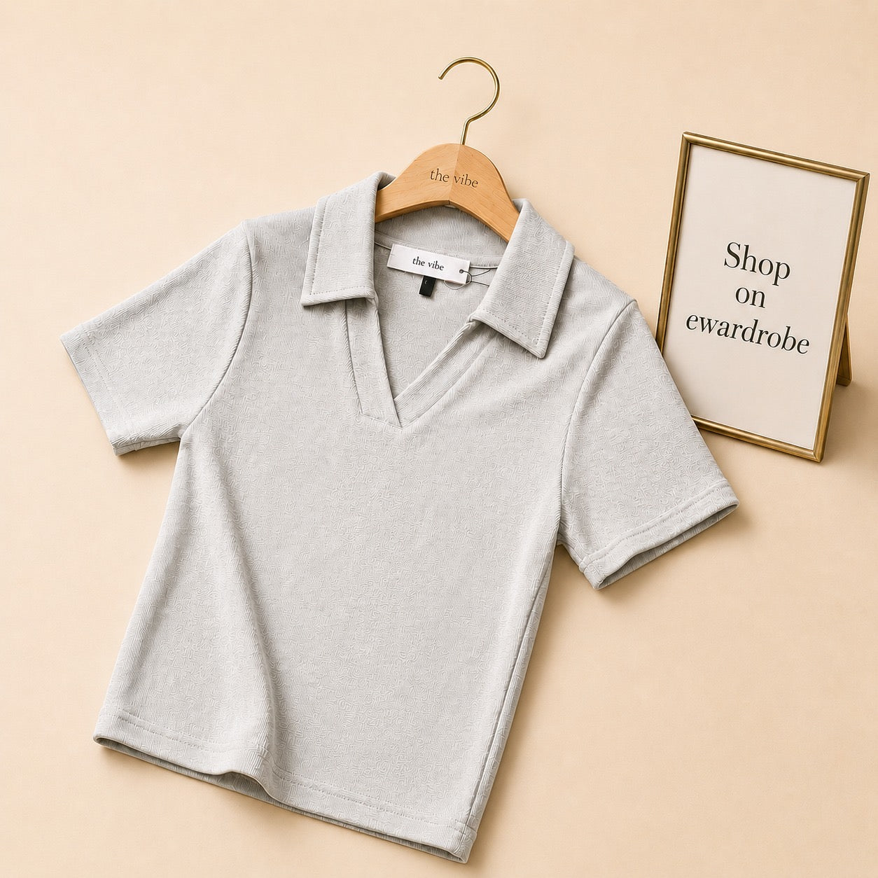 CROP POLO TSHIRT