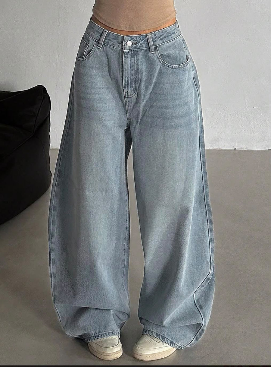 Vintage Sky wide leg jeans