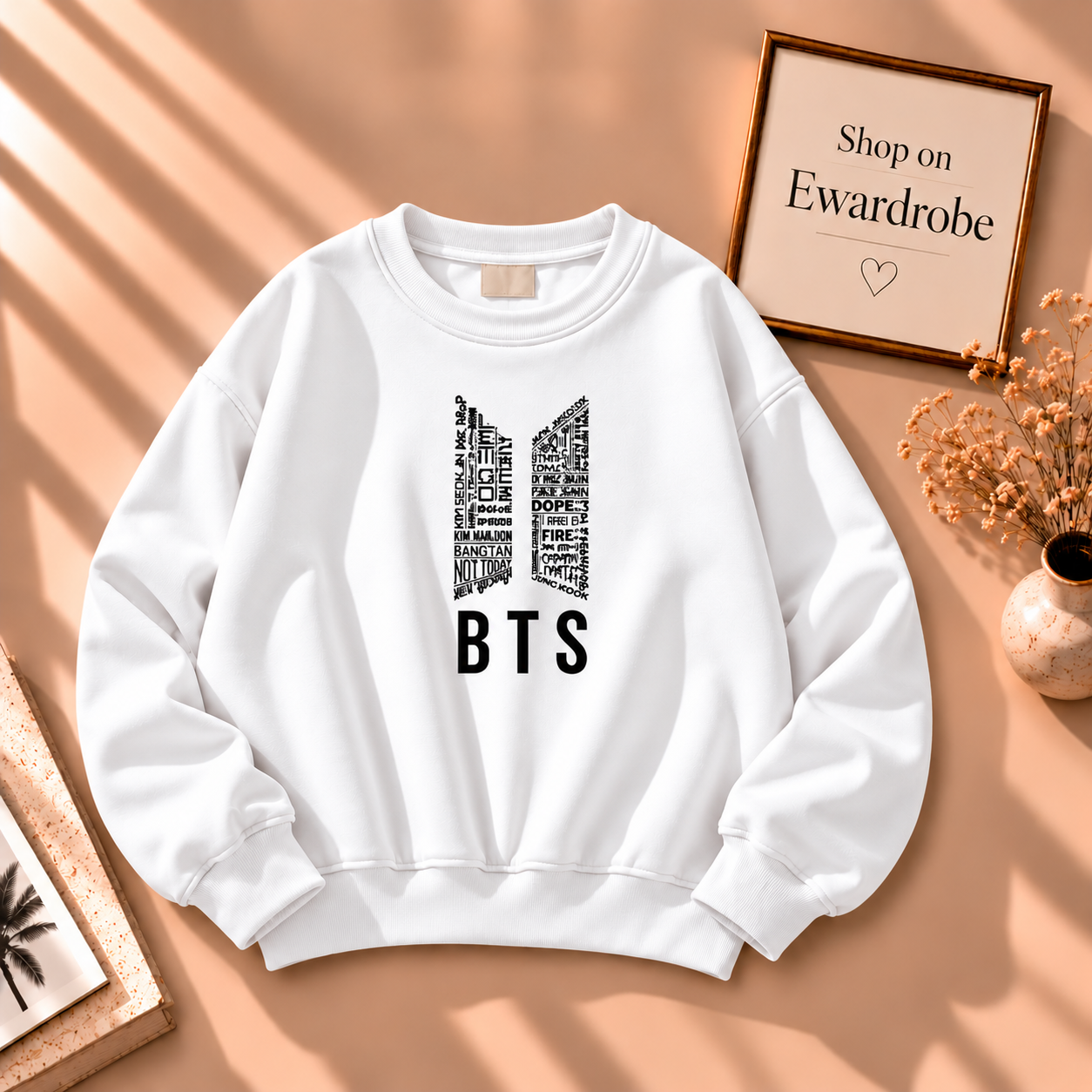 Detailed BTS Sweatshirt