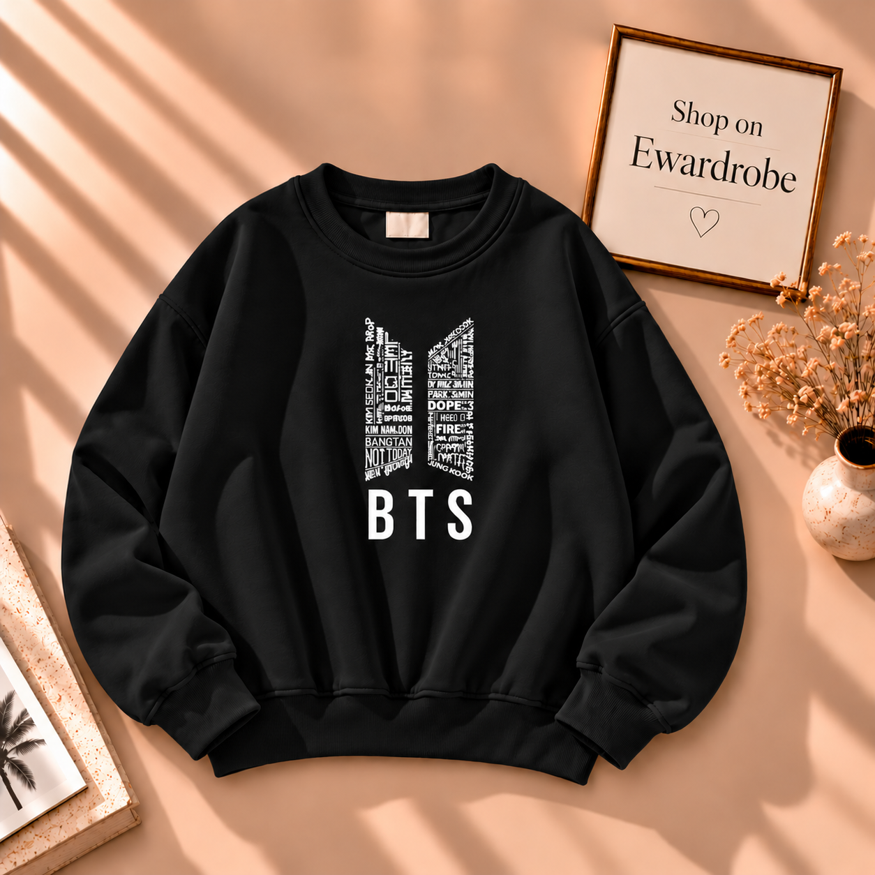 Detailed BTS Sweatshirt