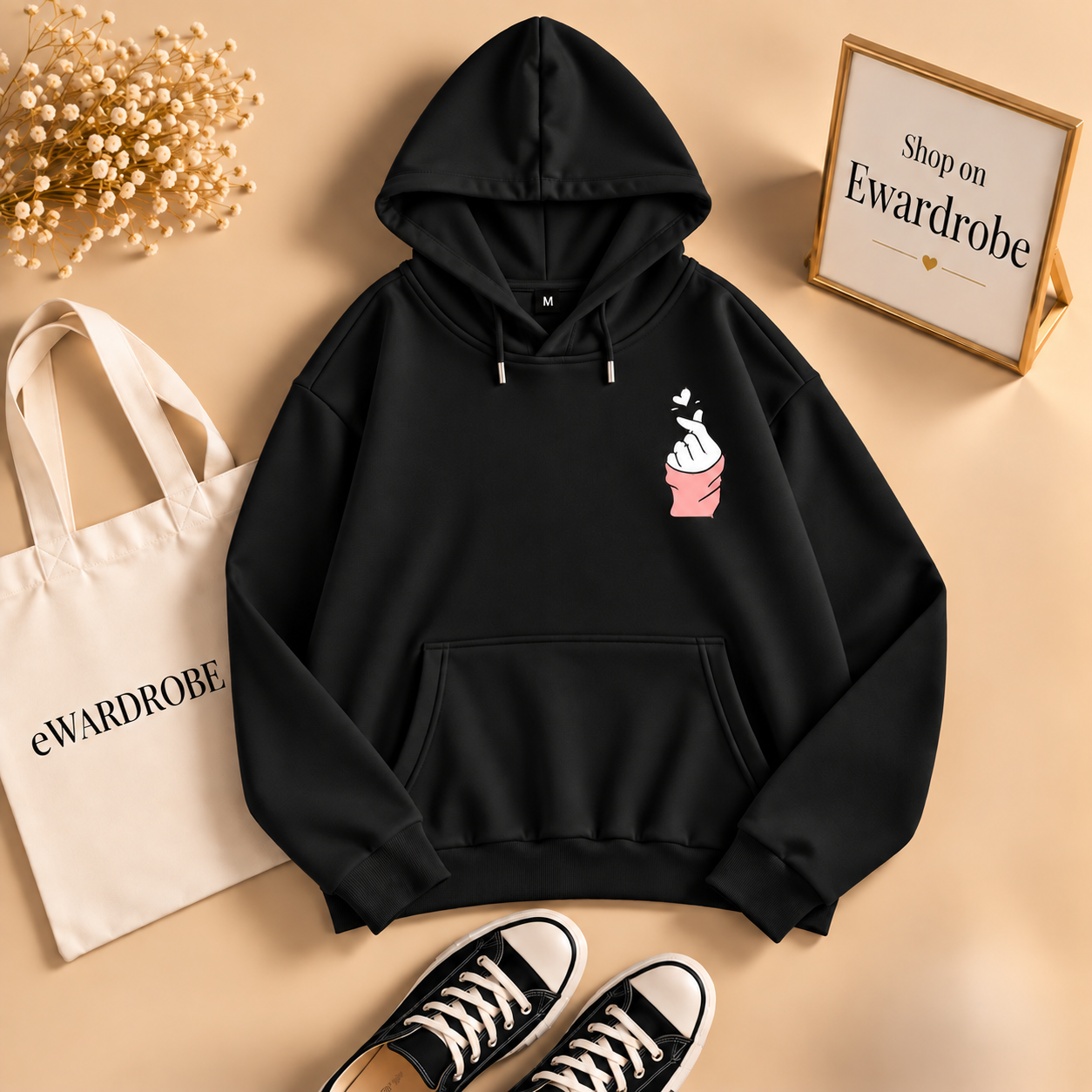 Pocket Love Charm Hoodie