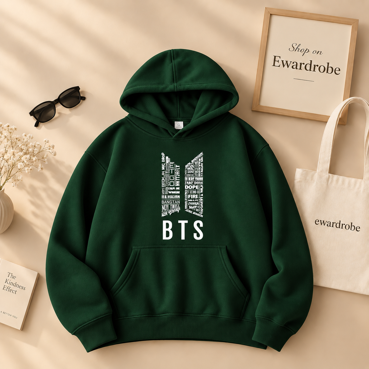 Detailed BTS Hoodie