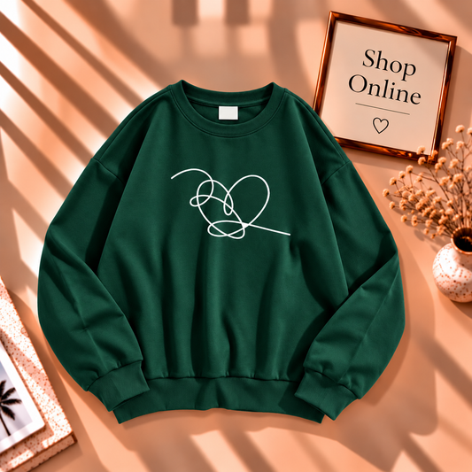 String Heart Sweatshirt