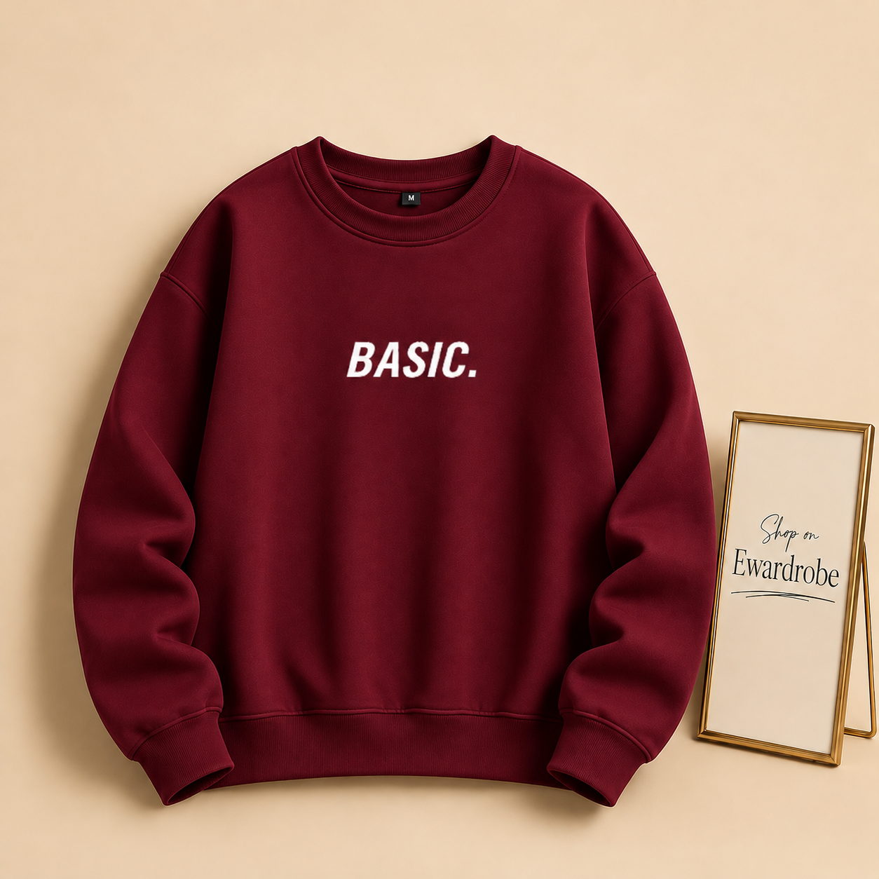 Basic Print Sweatshirt