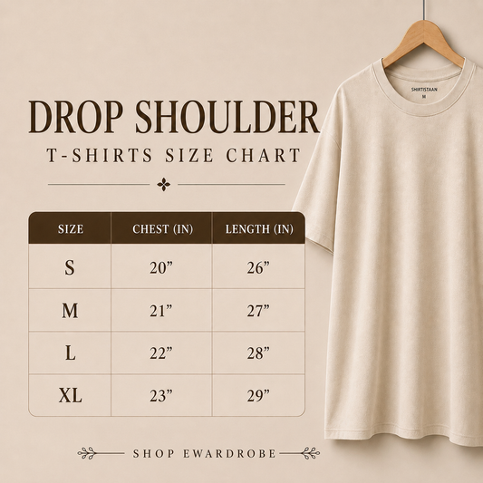 BEIGE DROP SHOULDER TSHIRT WITH BROWN CARGO TROUSER