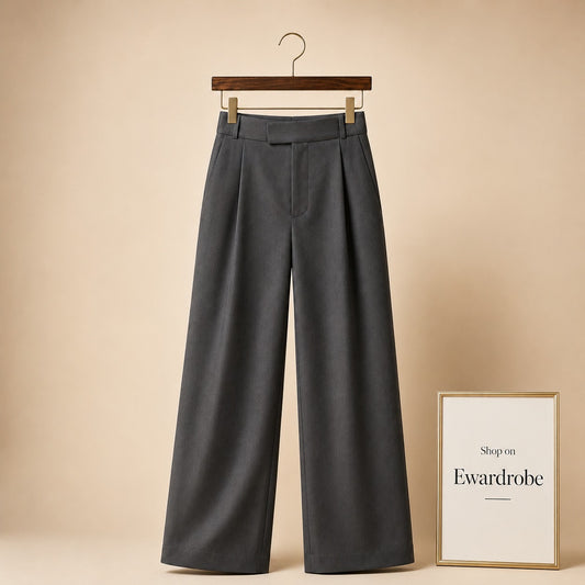 GREY FORMAL PANT