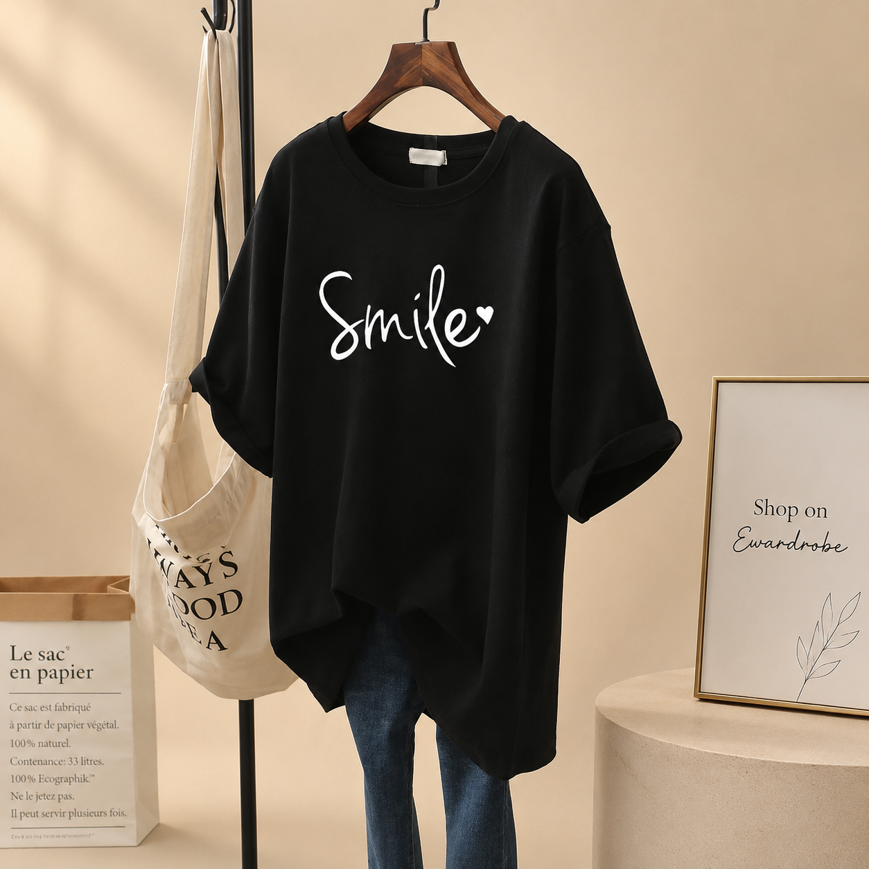 SMILE HEART TSHIRT