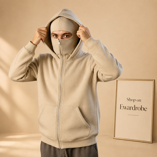 NINJA BEIGE HOODIE