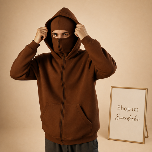NINJA BROWN HOODIE