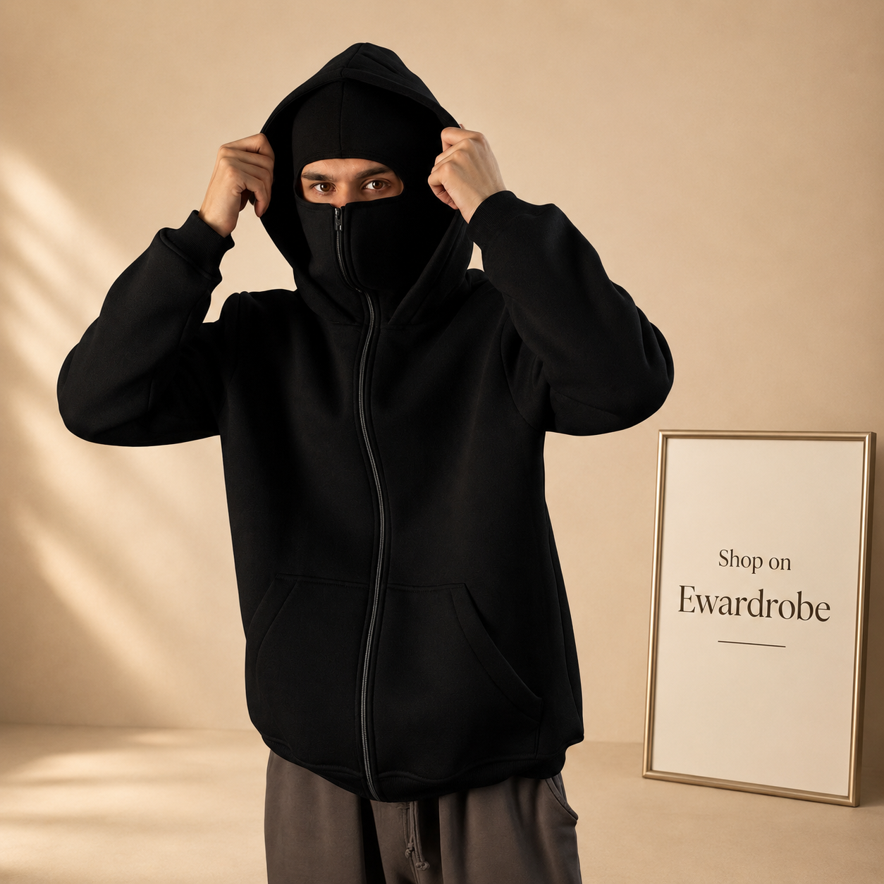 NINJA BLACK HOODIE
