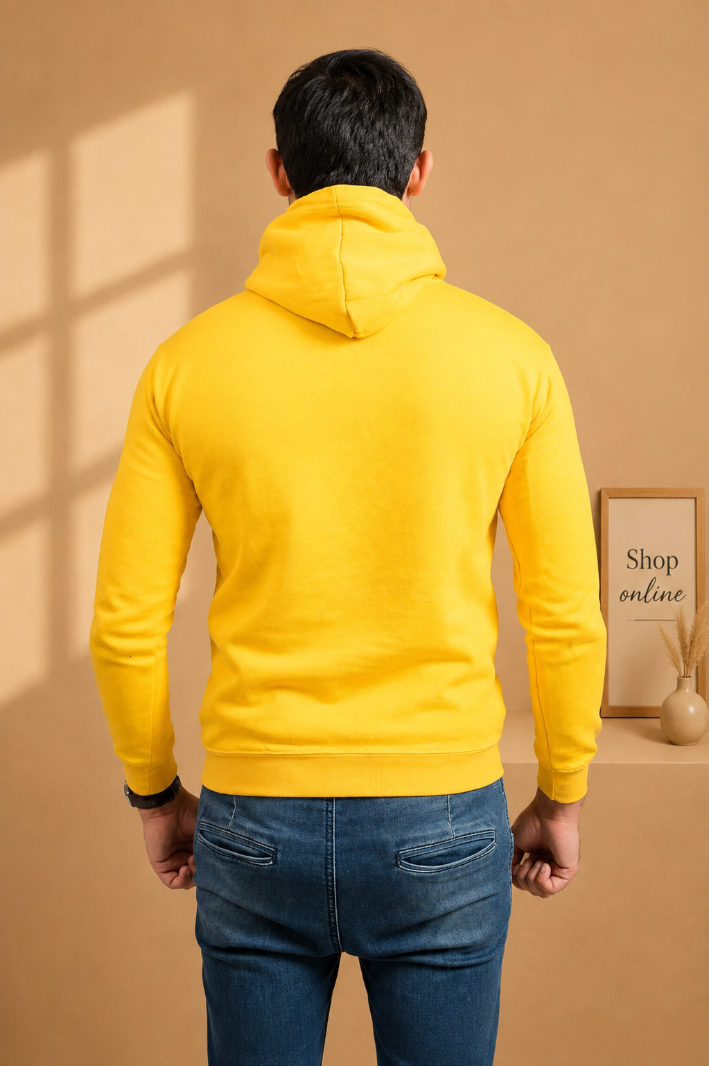 Basic Yellow Hoodie // Men