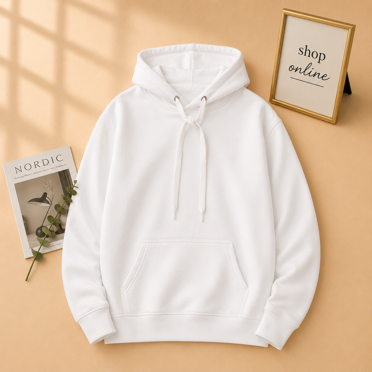 Basic White Hoodie // Women