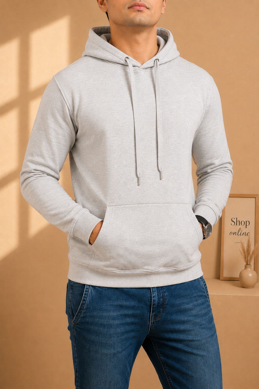 Basic Grey Hoodie // Men