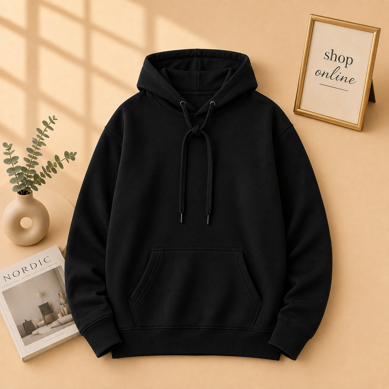 Basic Black Hoodie // Women