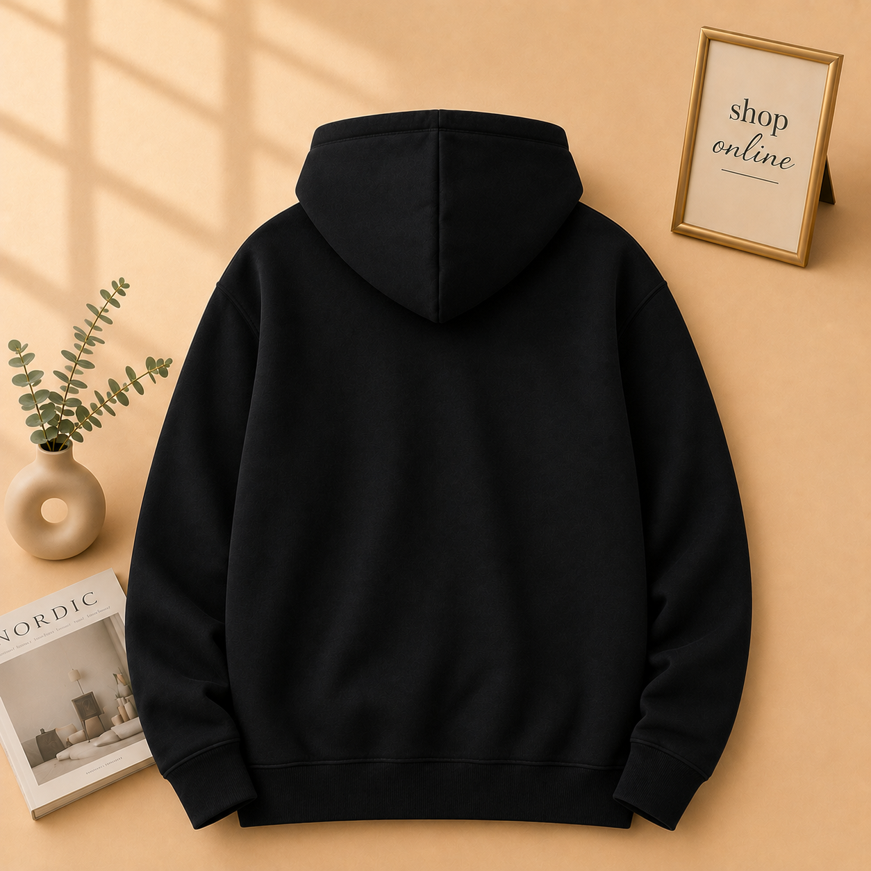 Basic Black Hoodie // Women