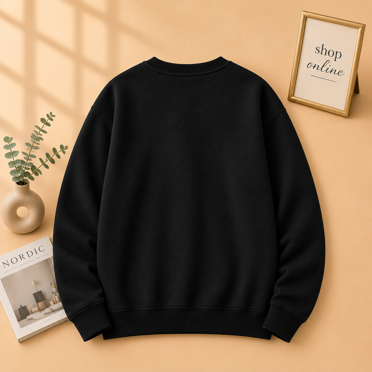 Basic Black Sweatshirt // Women