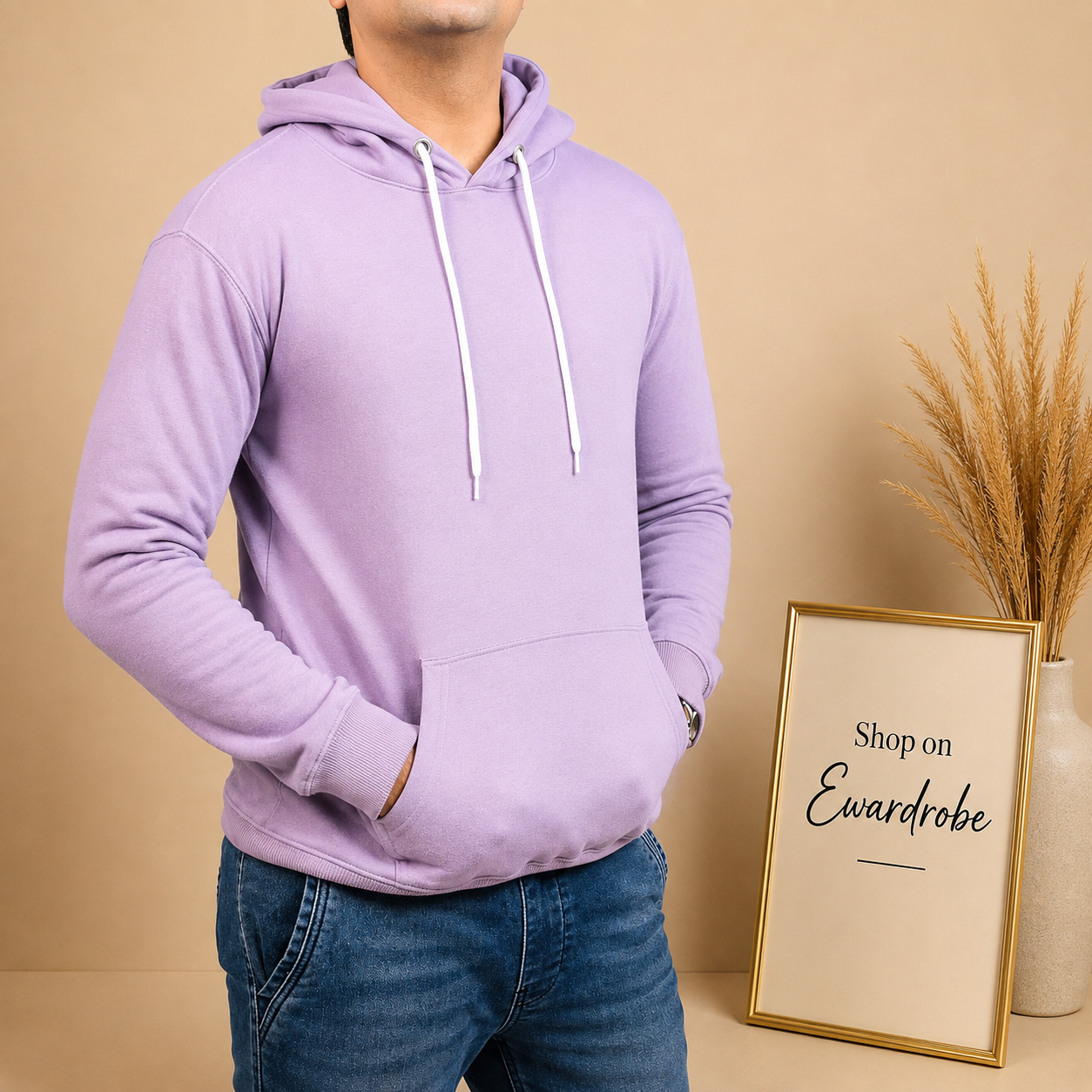 Basic Lavender Hoodie // Men