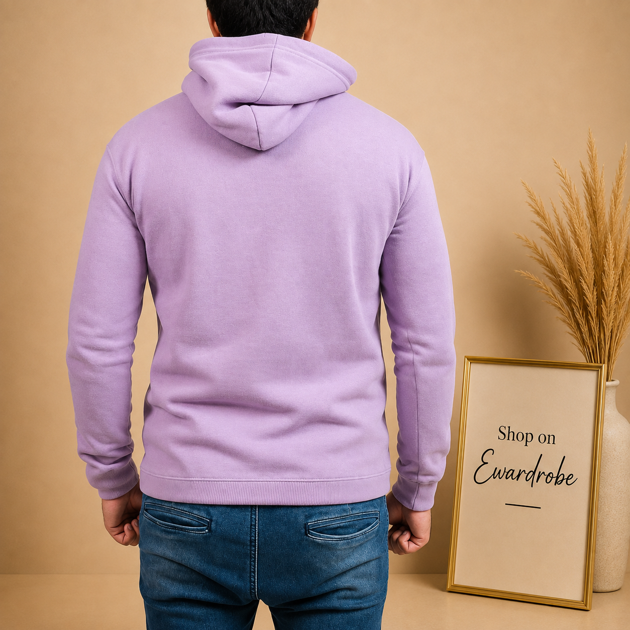 Basic Lavender Hoodie // Men