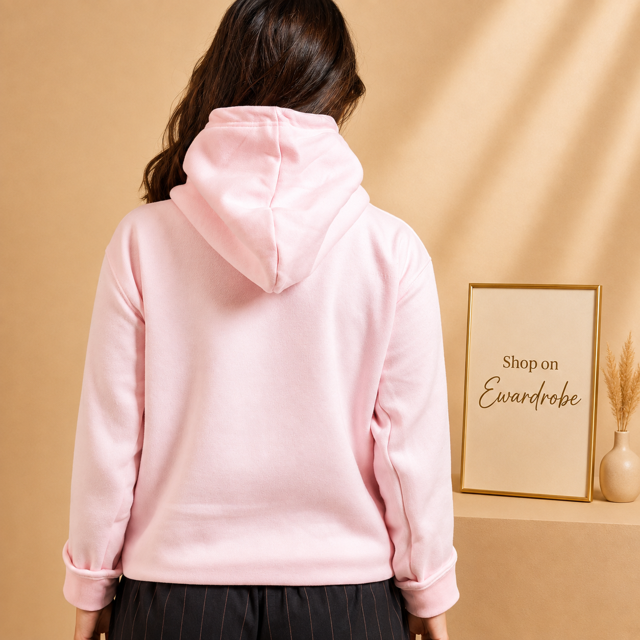 Basic Lt. Pink Hoodie // Women