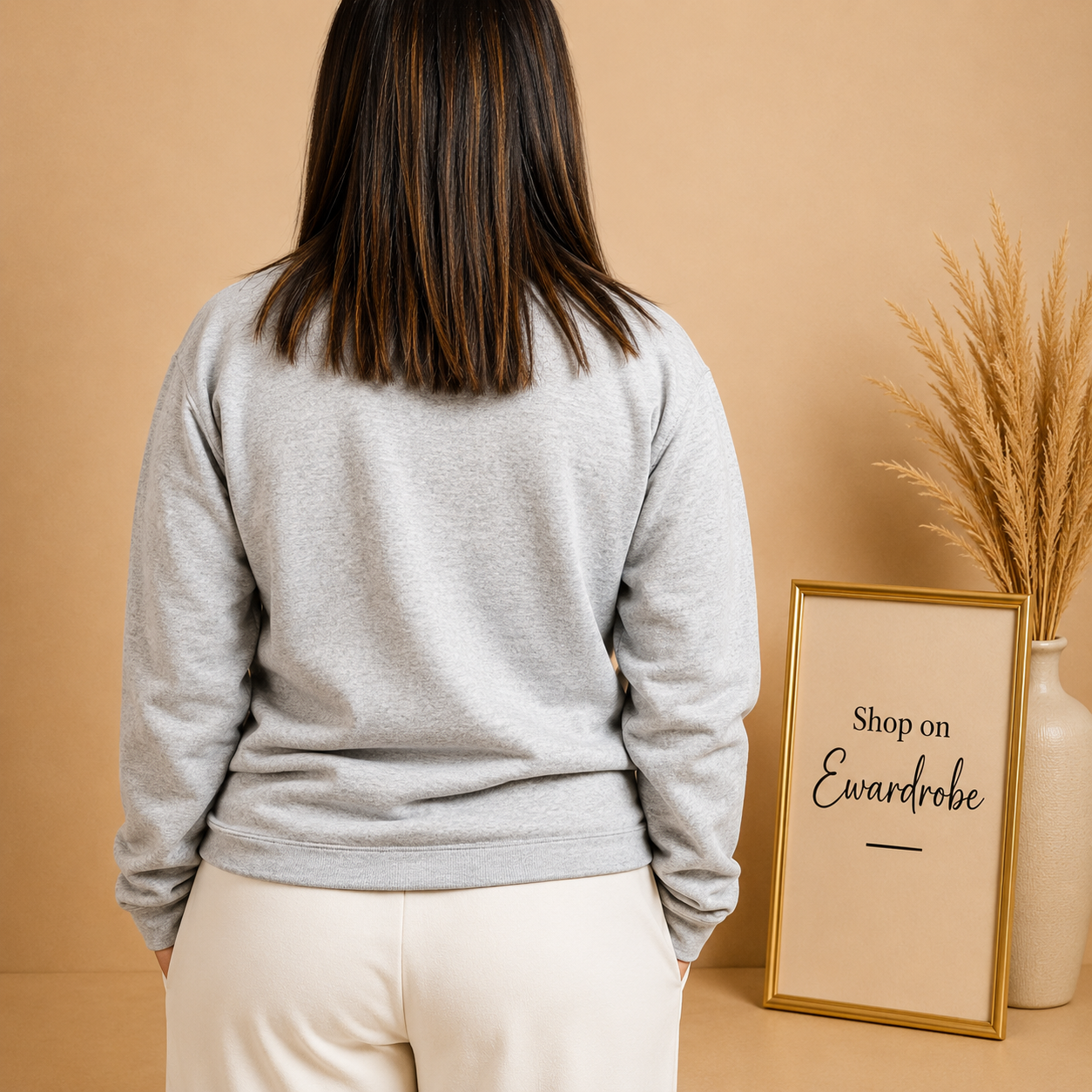 Basic Lt. Grey Sweatshirt // Women