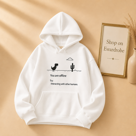 WHITE HOODIE OFFLINE