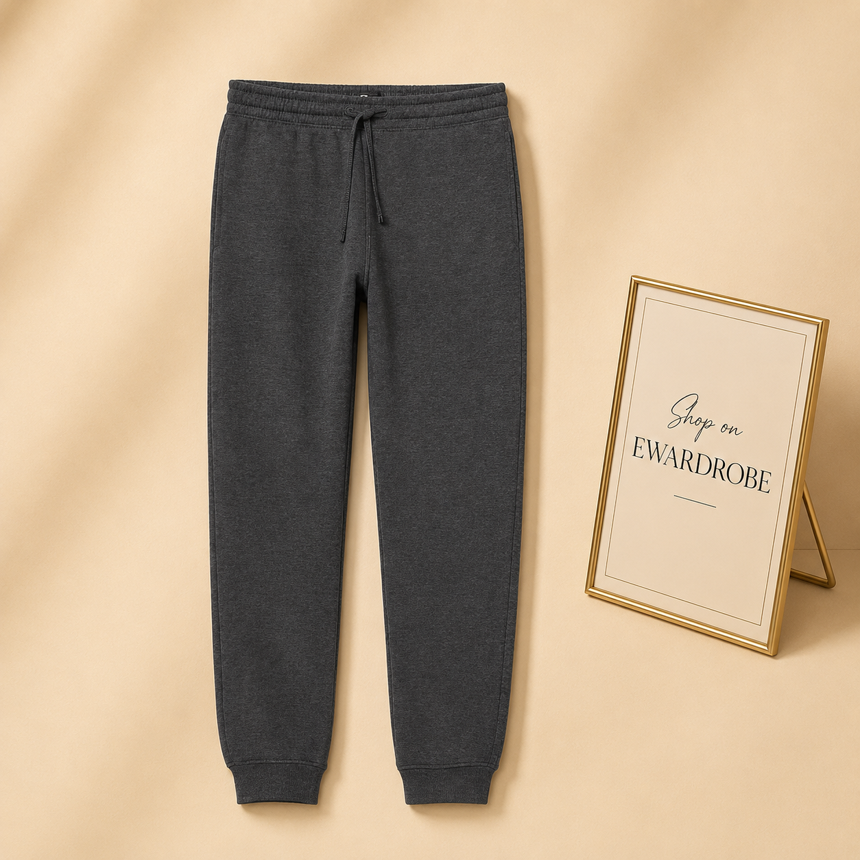 BASIC CHARCOAL TROUSER