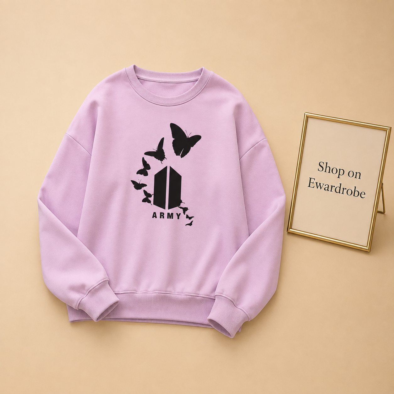 Army Butterfly Sweatshirt