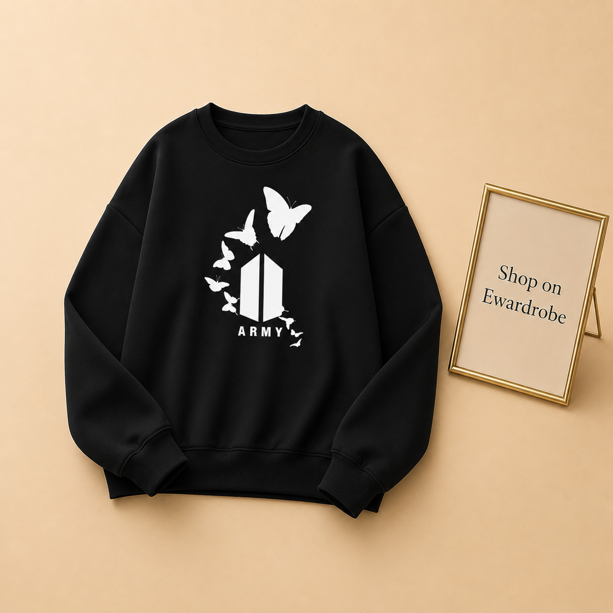 Army Butterfly Sweatshirt