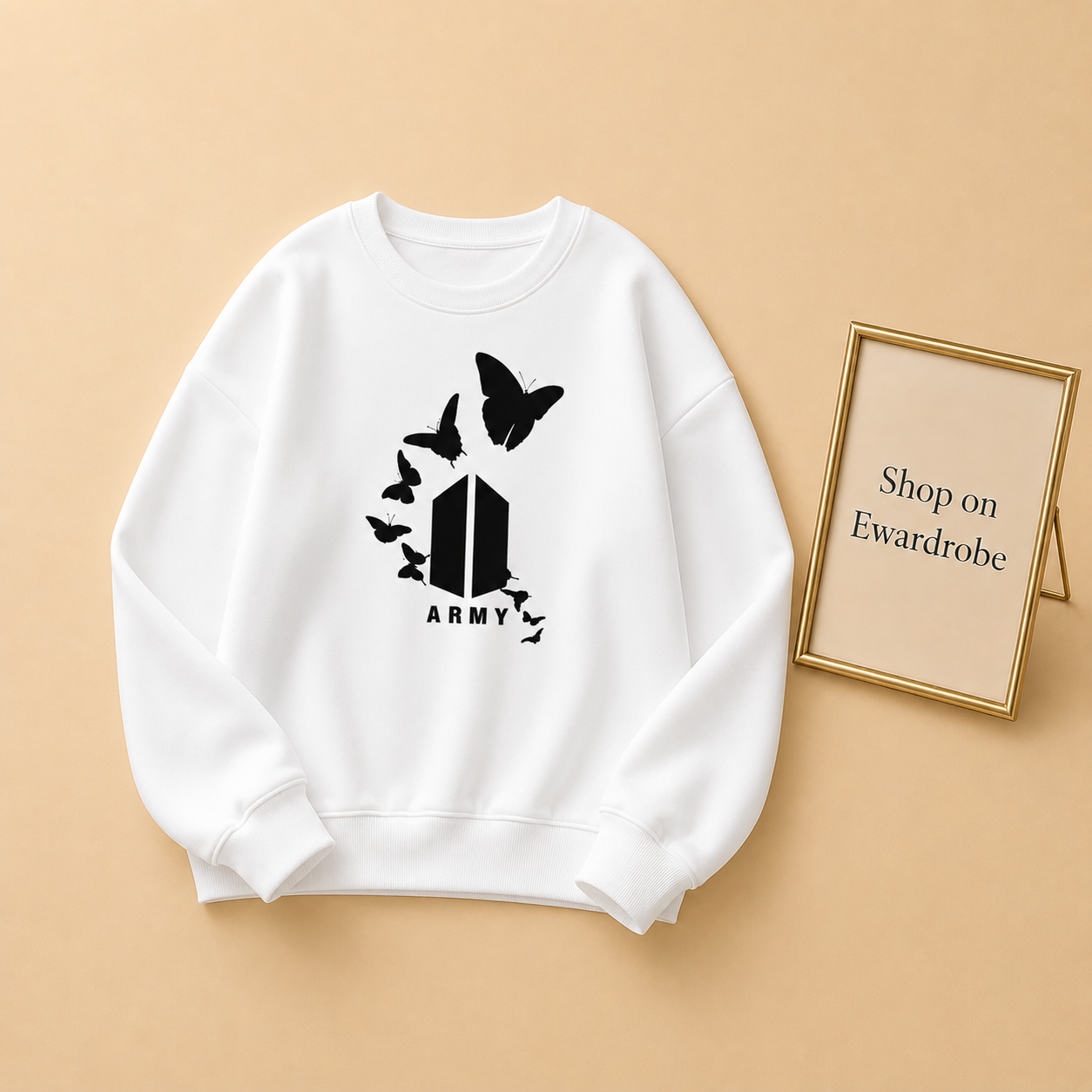 Army Butterfly Sweatshirt