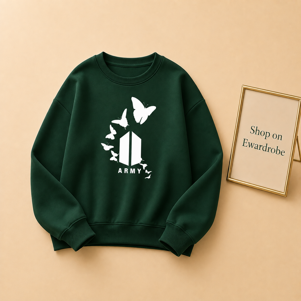 Army Butterfly Sweatshirt