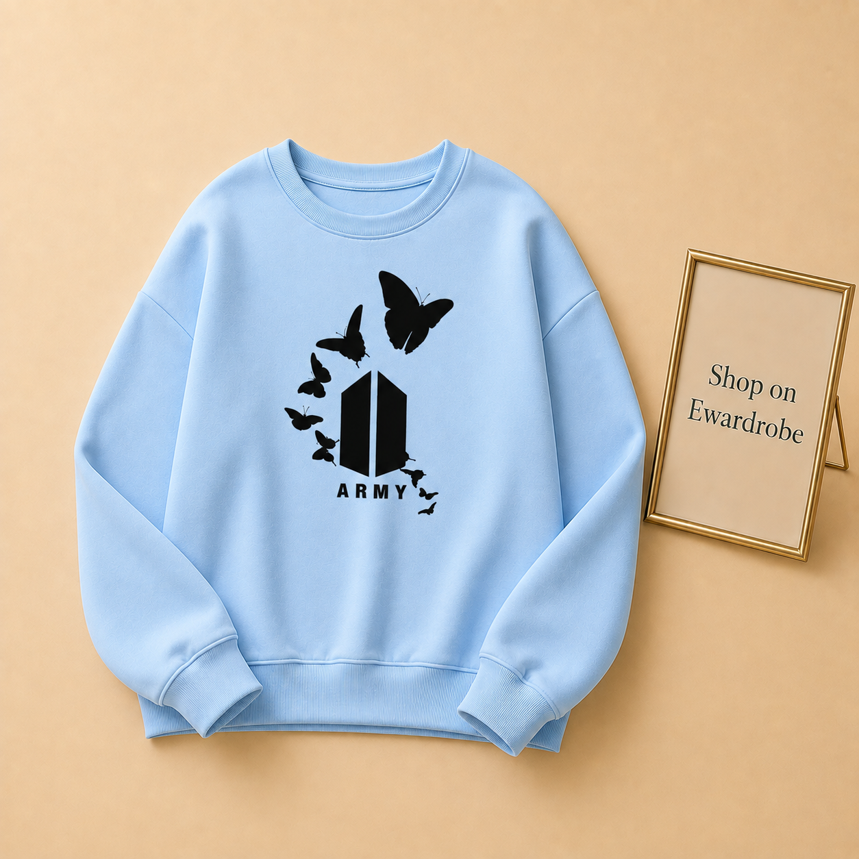 Army Butterfly Sweatshirt